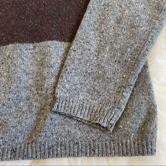 MICHAEL Michael Kors Color Block Stripe Wool Blend Sweater Womens Large - Picture 4 of 6